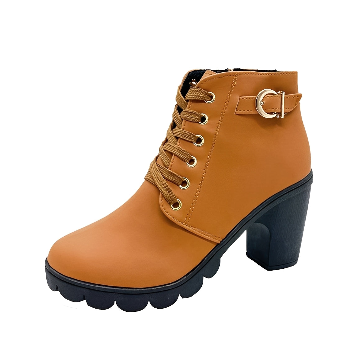 Umberta – Trendy Block Heel Ankle Boots for Women