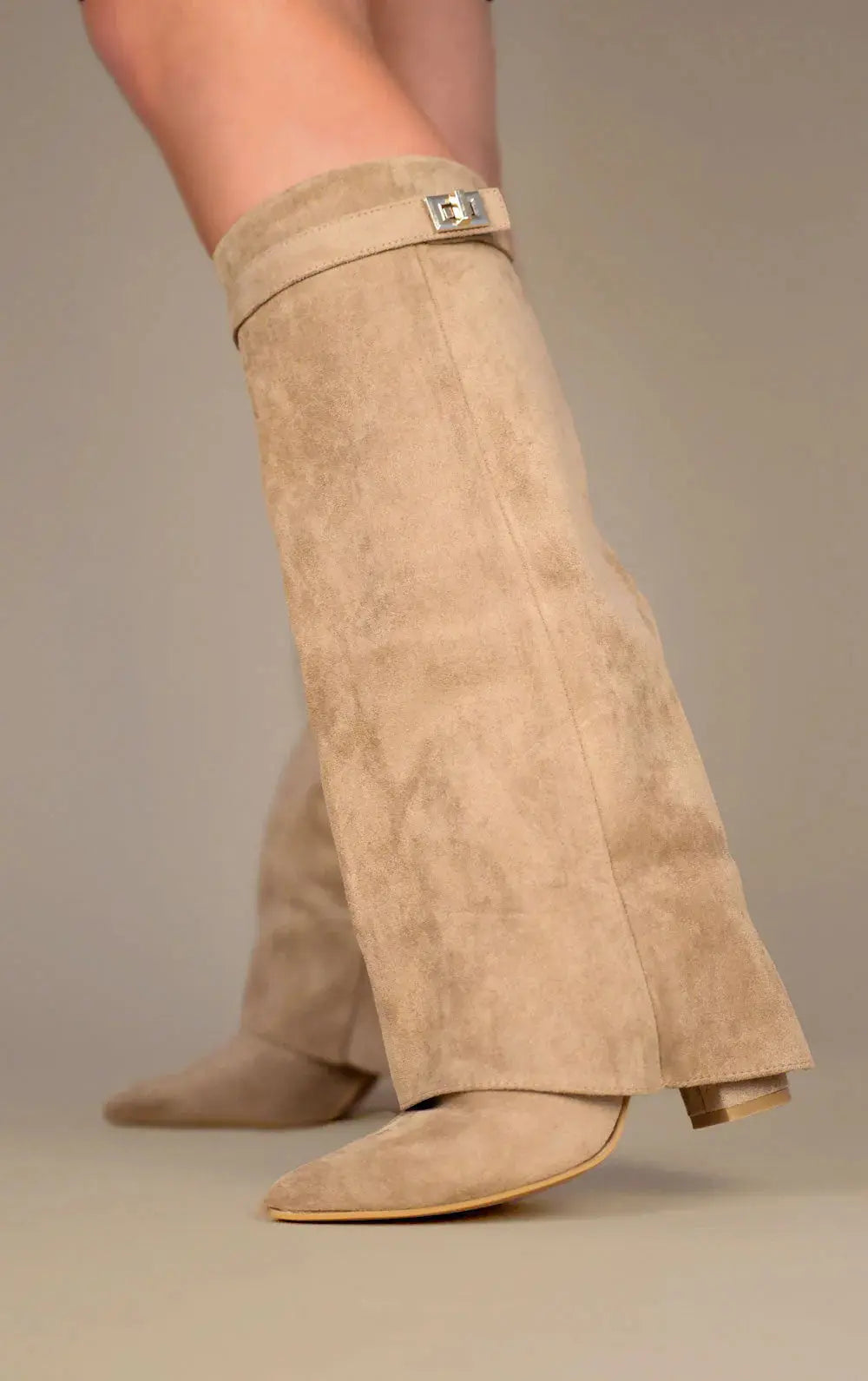 Women's Elegant Tall Boots - Refined Silhouette With All-day Comfort For Stylish Everyday Wear