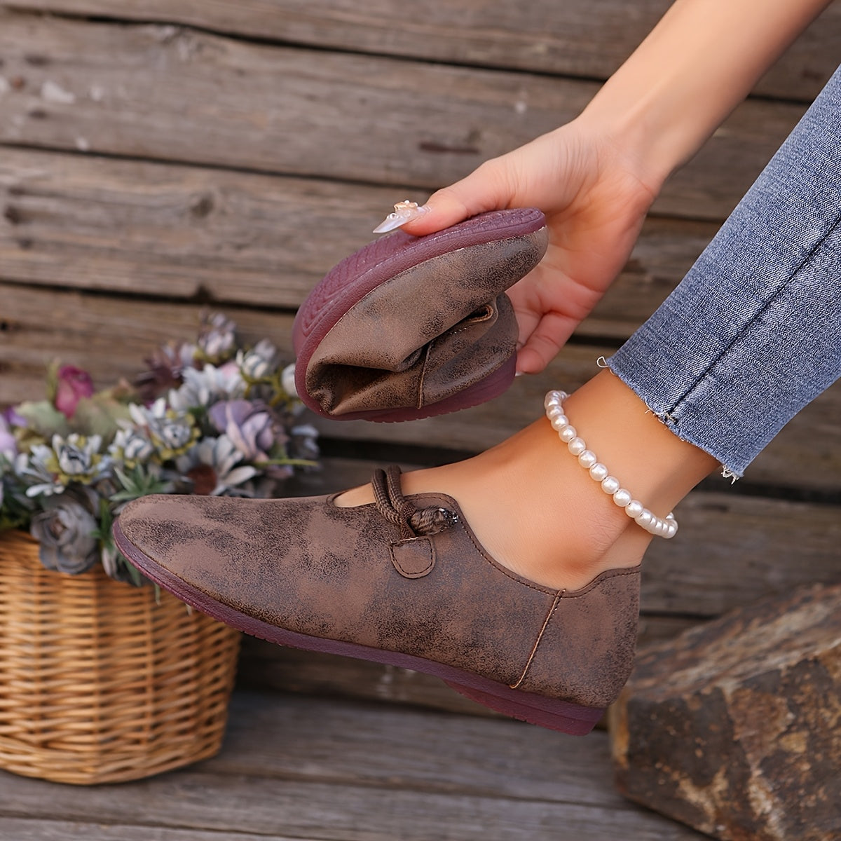 Jamie | Retro Style Slip-On Loafers
