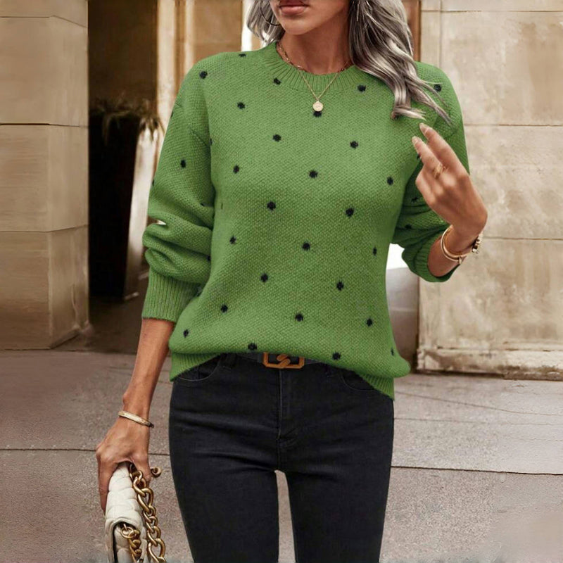 Placida - Modern Polka Dot Knitwear