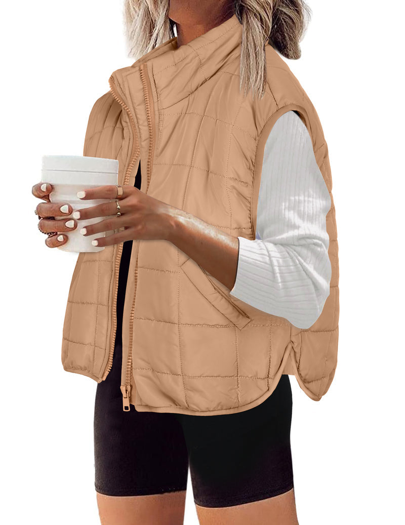 Pulentia – Women's Padded Gilet with Elegant Zip