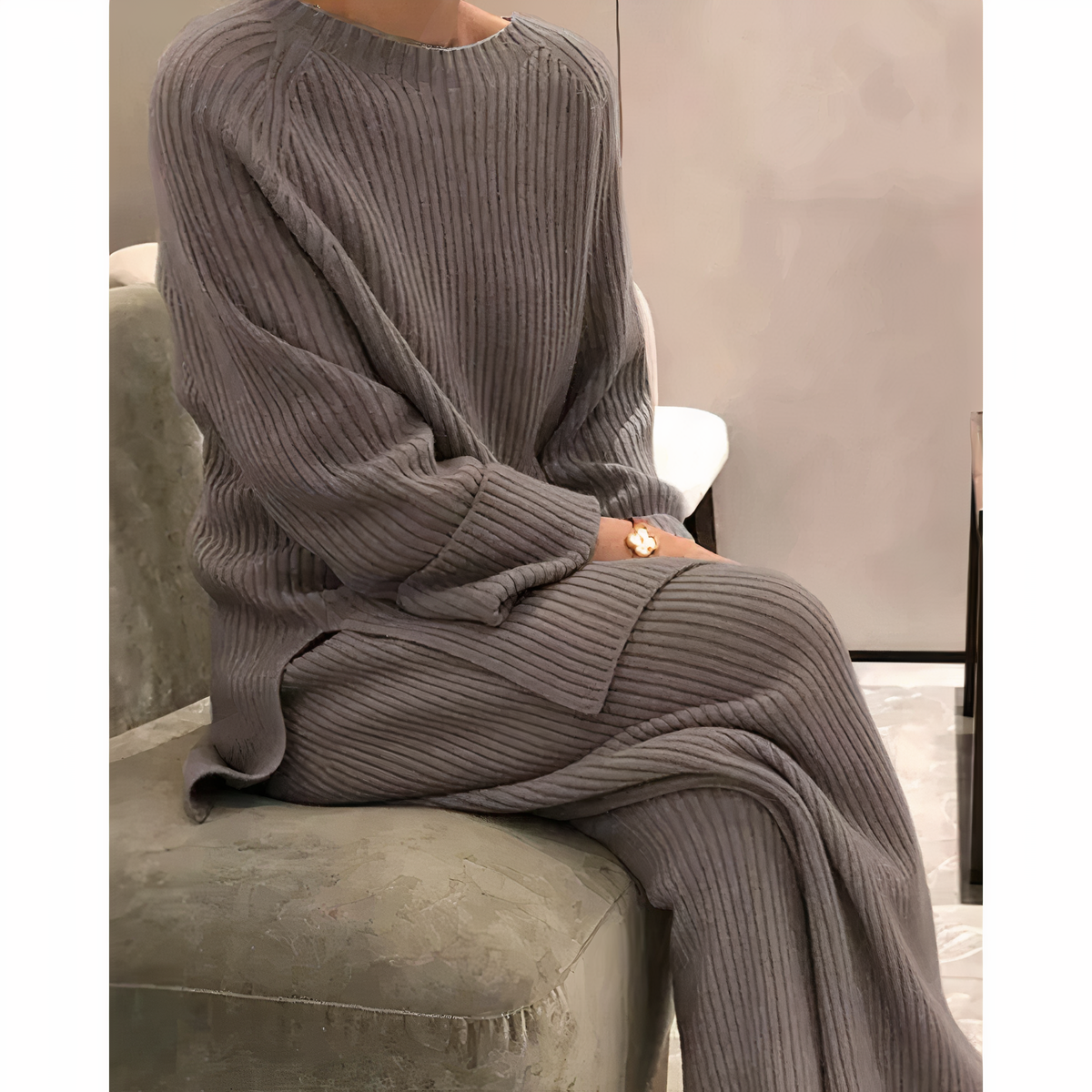 Verena – Casual Sweater and Trousers Set