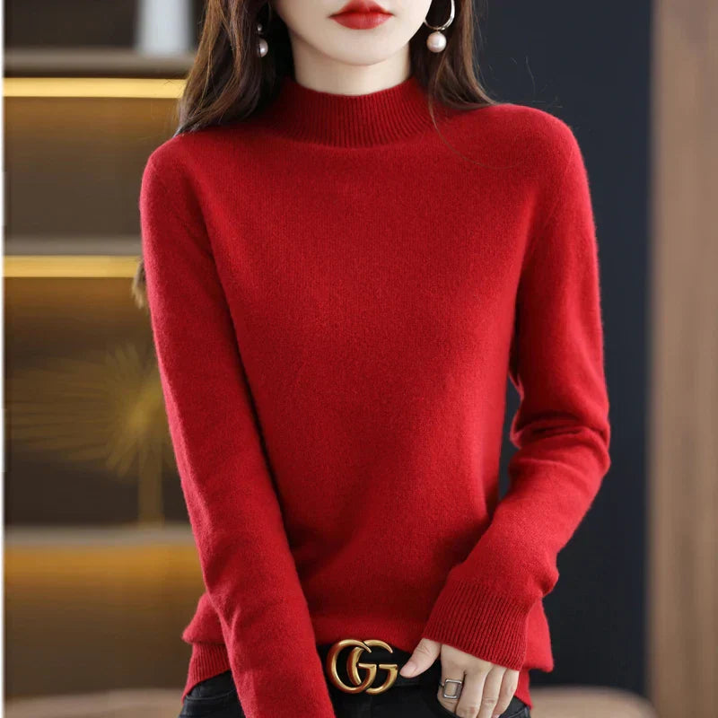 Belinda - Elegant Women's Sweater with a Soft Line