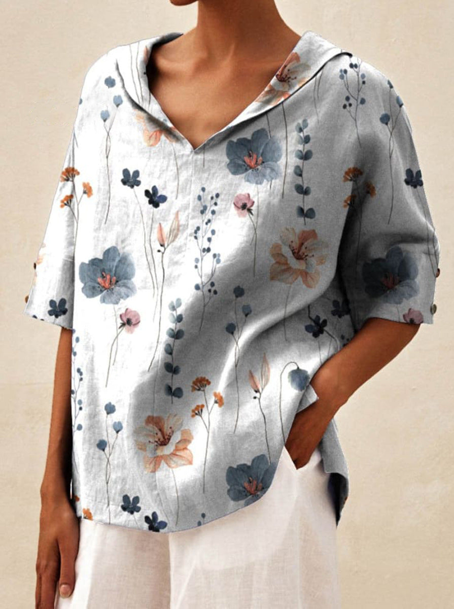 Clara | Elegant Top with V-Neck