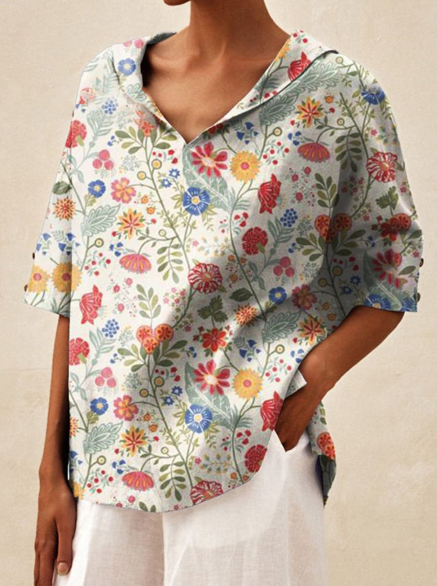 Clara | Elegant Top with V-Neck
