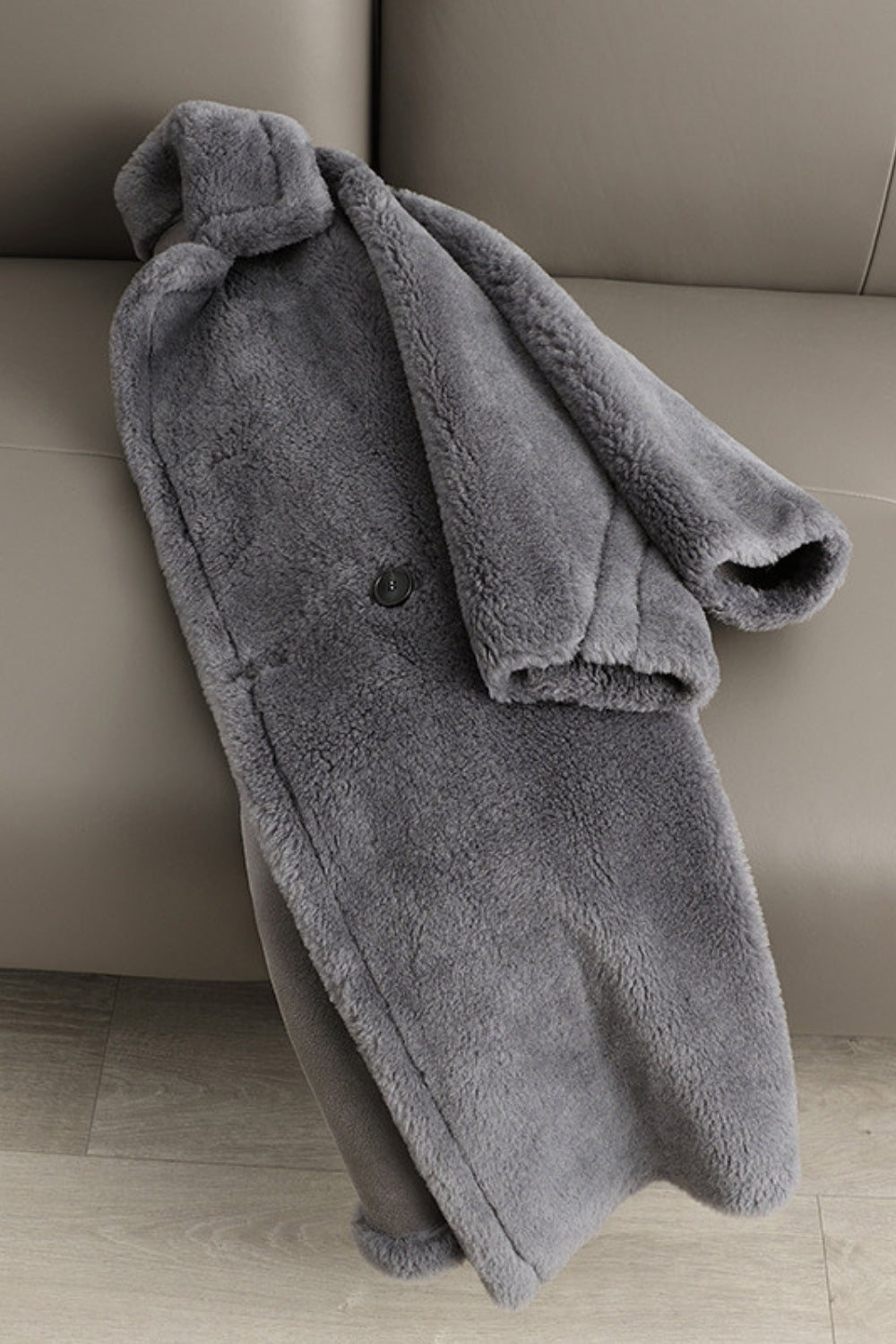 Fiorella - Long teddy-effect coat, sophisticated style and winter comfort