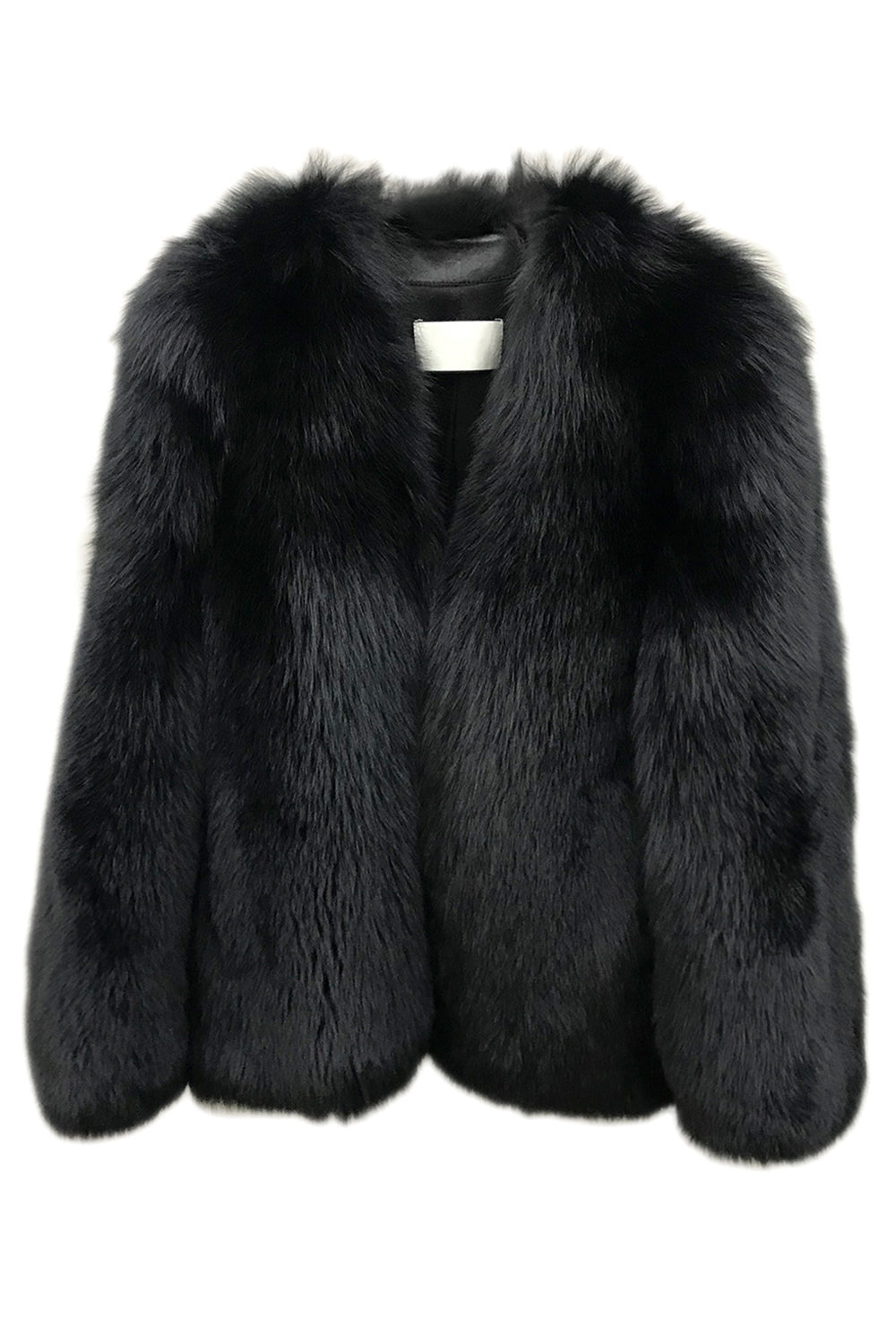 Kendra - Elegant Open Synthetic Fur Coat