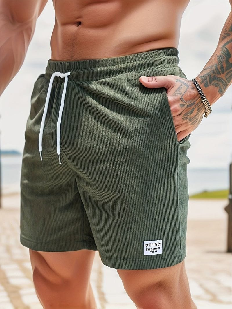 Luke | Casual Corduroy Shorts Men