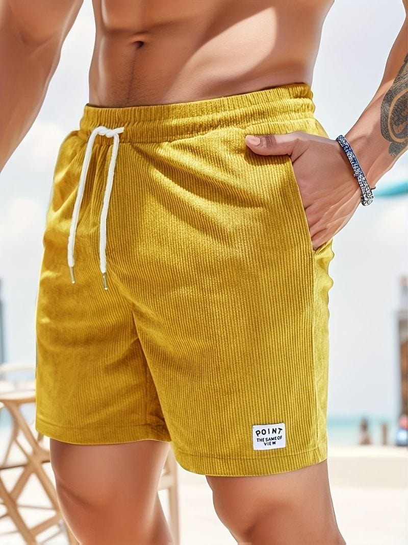 Luke | Casual Corduroy Shorts Men