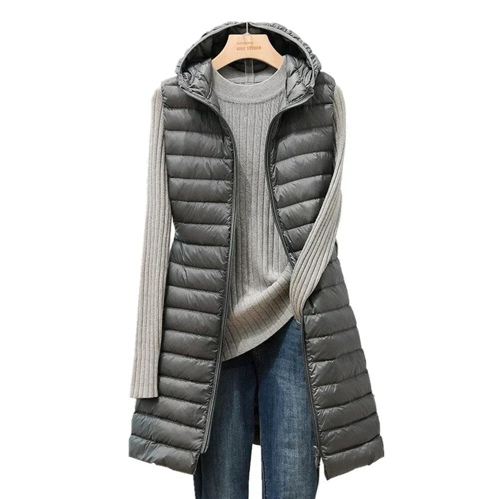 Carla – Women's Gilet with Hood, Lightweight and Versatile