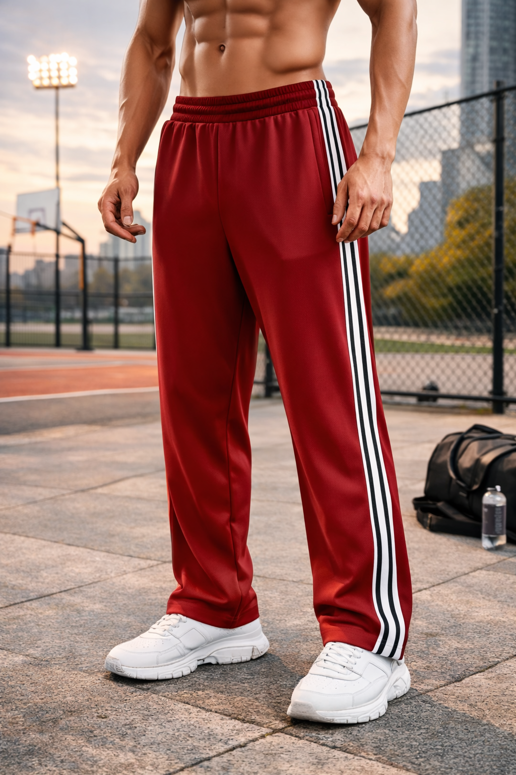 Men's Lightweight Athletic Pants With A Drawstring Waist – Breathable Workout Pants For Sports, Everyday Wear, And Leisure