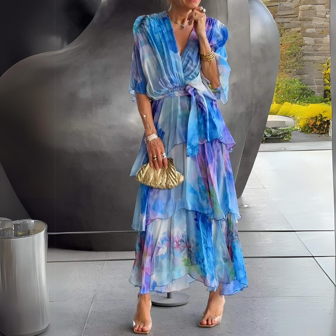 Fiona | Stunning V-Neck Dress