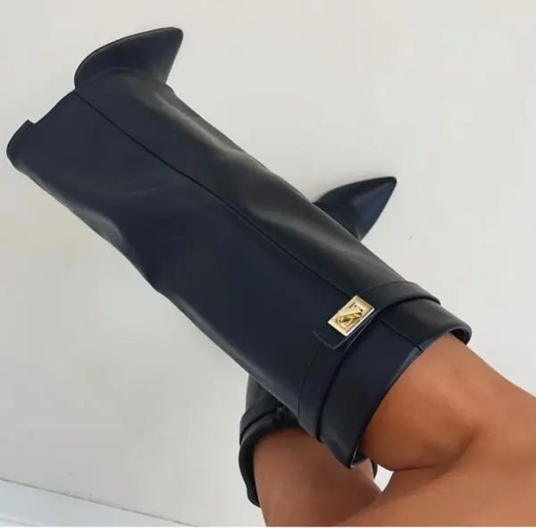 Women's Elegant Tall Boots - Refined Silhouette With All-day Comfort For Stylish Everyday Wear
