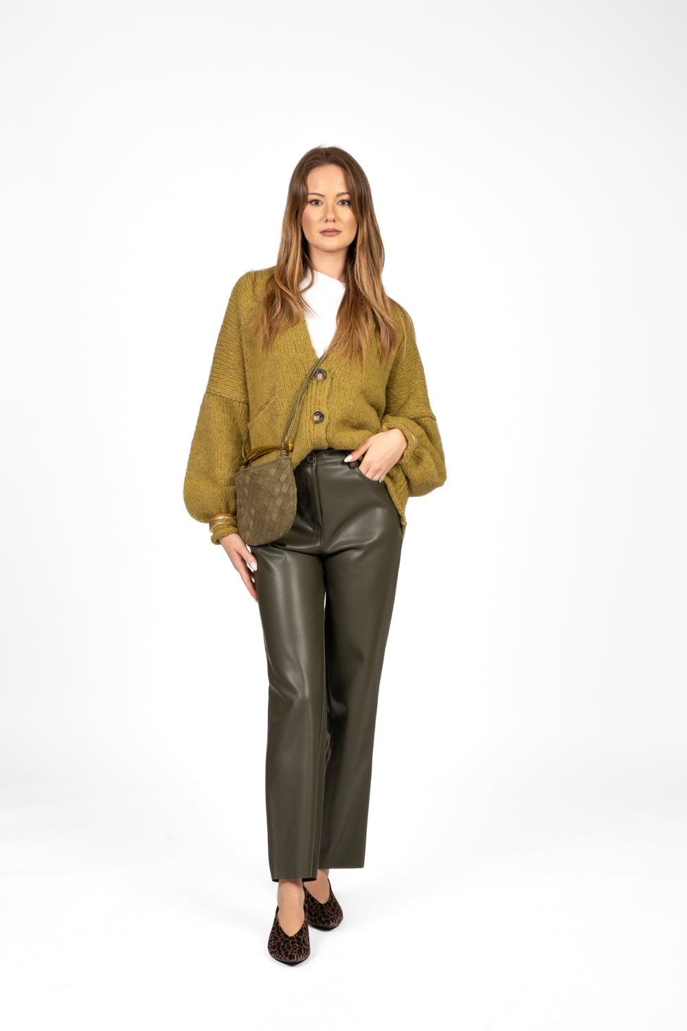 Patrizia - Balloon Sleeve Oversized Cardigan