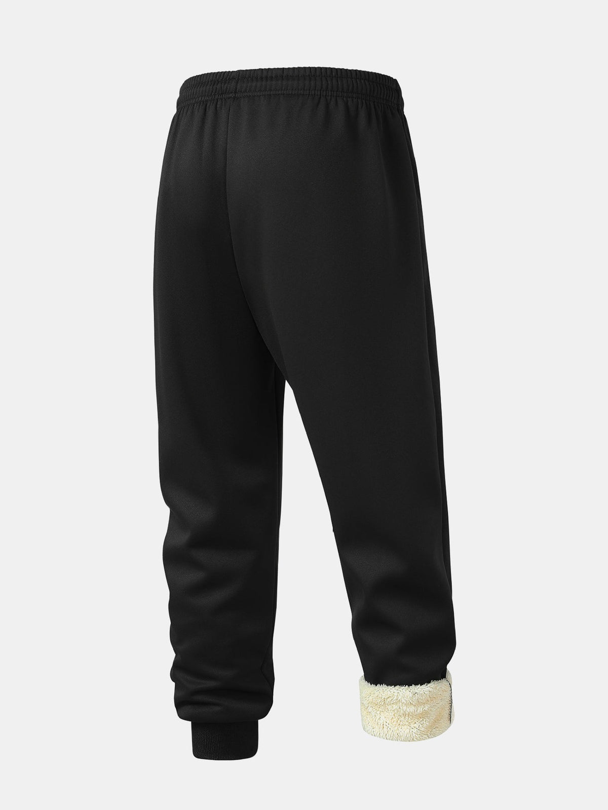 Men's Teddy-lined Tracksuit With Hood, Zip-up Jacket, And Joggers – A Warm Outfit For Winter, Travel, Everyday Wear, And Leisure