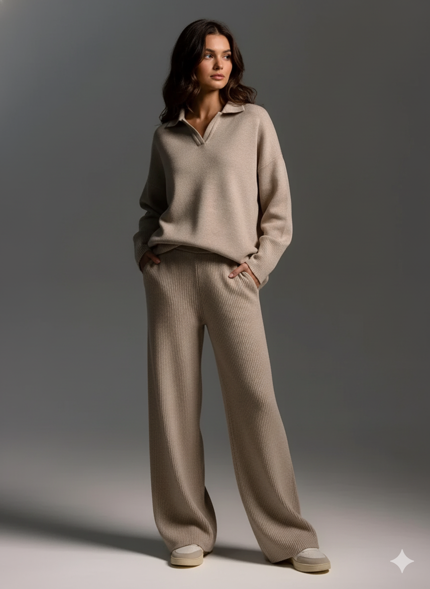 Lorenza - Comfortable and Elegant Women's Knit Set
