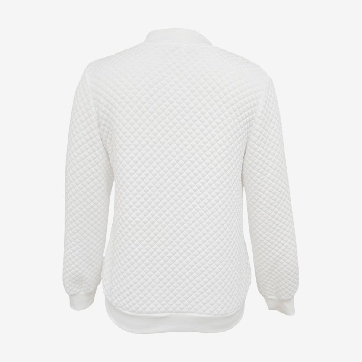 Women's Quilted Bomber Jacket with Zipper – A Stylish and Warm Transition Jacket for Fall and Winter
