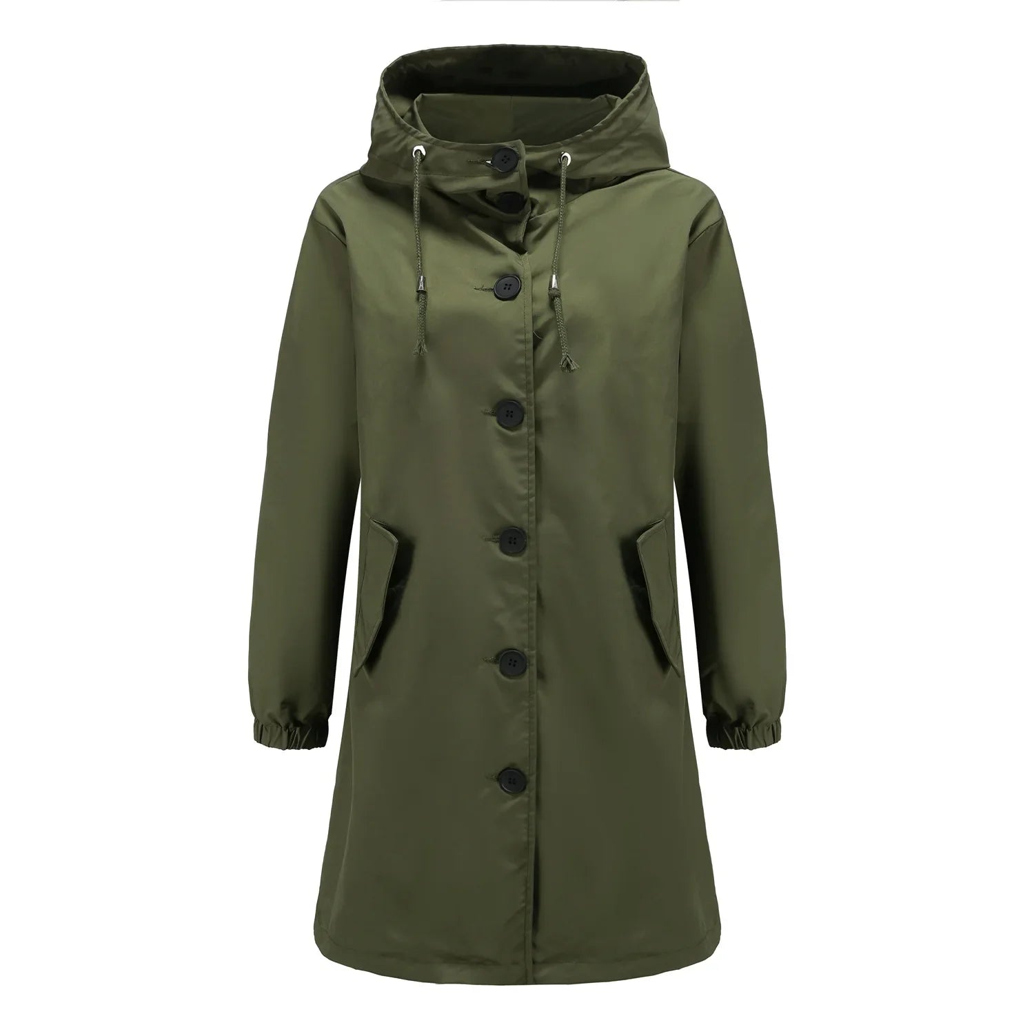 Anabella – Windproof Trench Coat with Hood for Women