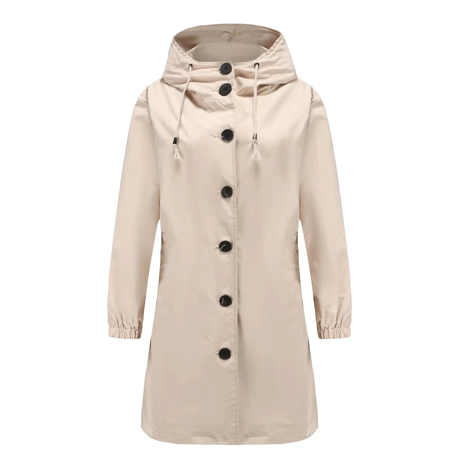 Anabella – Windproof Trench Coat with Hood for Women