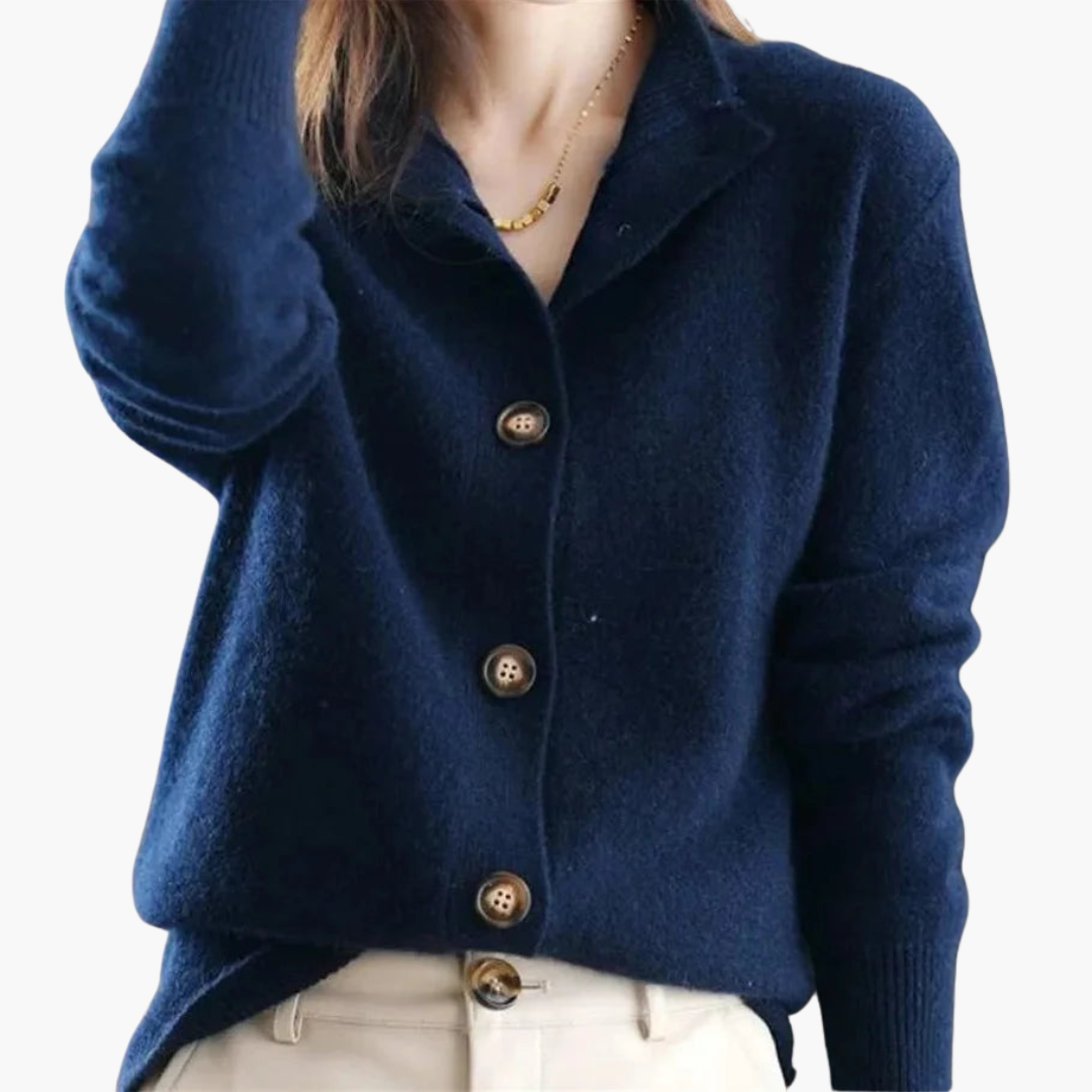 Hilda - Soft Women's Cardigan with Elegant Buttons