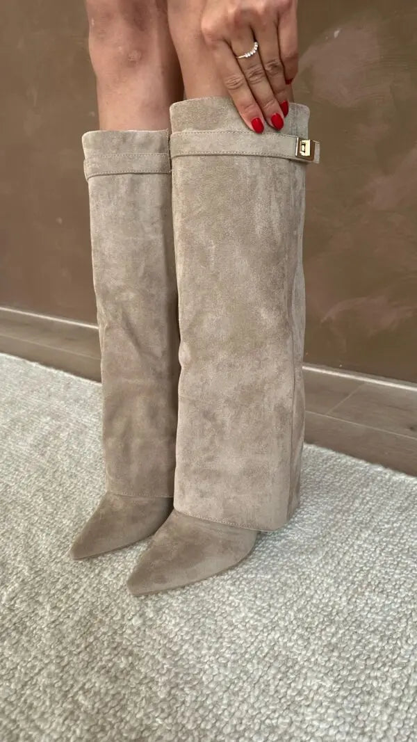 Women's Elegant Tall Boots - Refined Silhouette With All-day Comfort For Stylish Everyday Wear