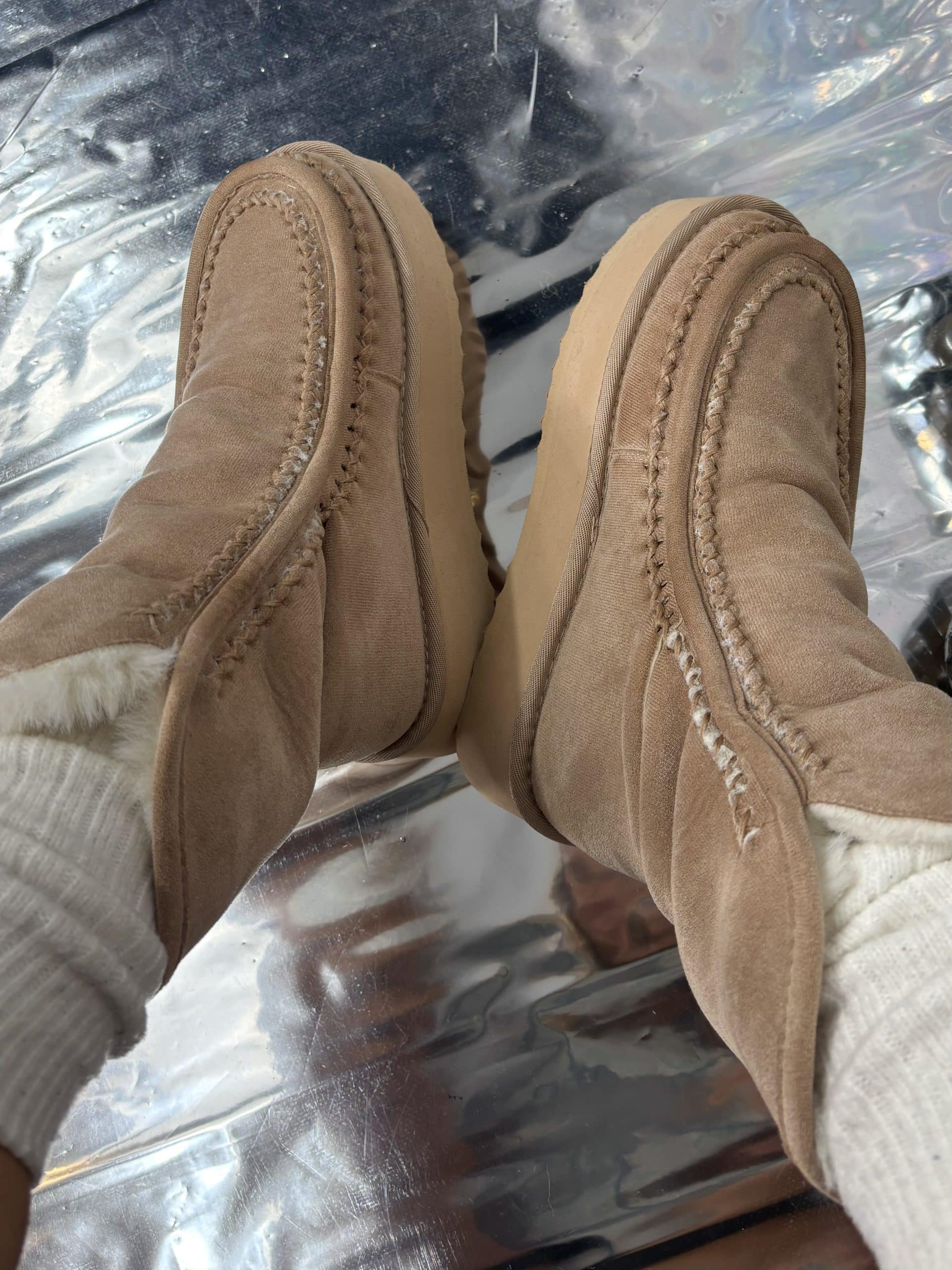 Jasmine - Platform Ankle Boots with Eco Fur