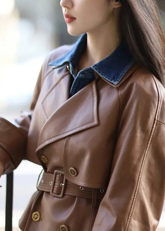 Vera – Short Double-Breasted Jacket with Belt