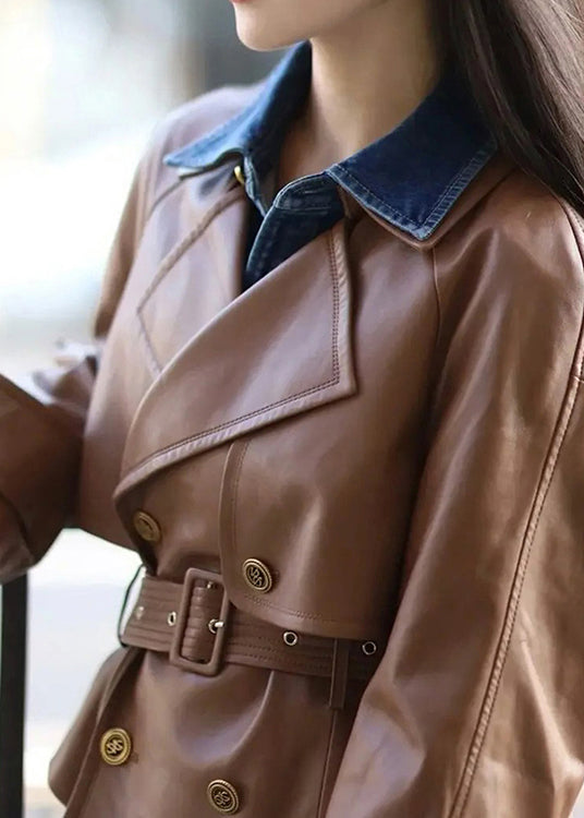 Vera – Short Double-Breasted Jacket with Belt