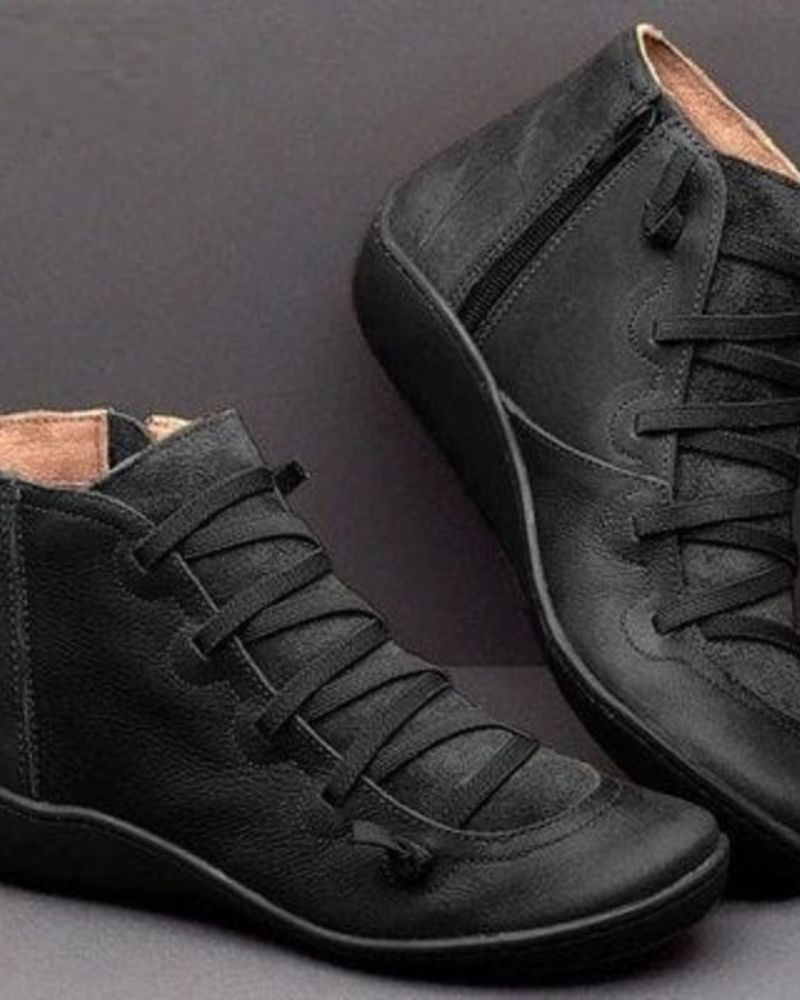 Women's Leather Boots With An Elegant Design – Stylish And Durable Footwear For Comfortable Everyday Wear