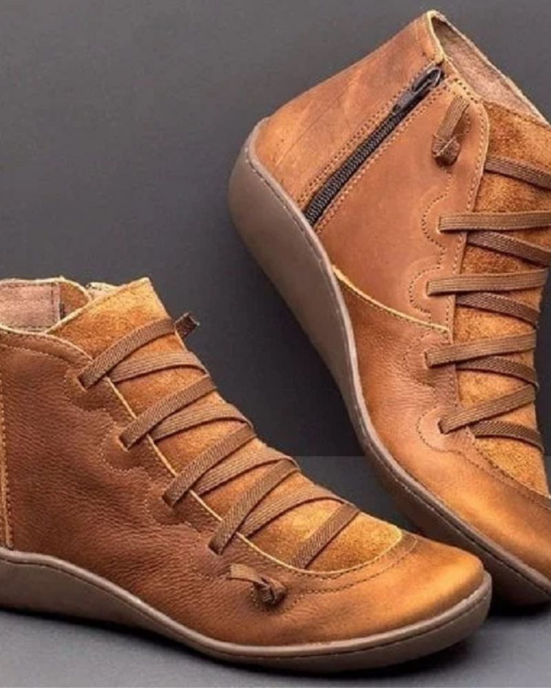 Women's Leather Boots With An Elegant Design – Stylish And Durable Footwear For Comfortable Everyday Wear