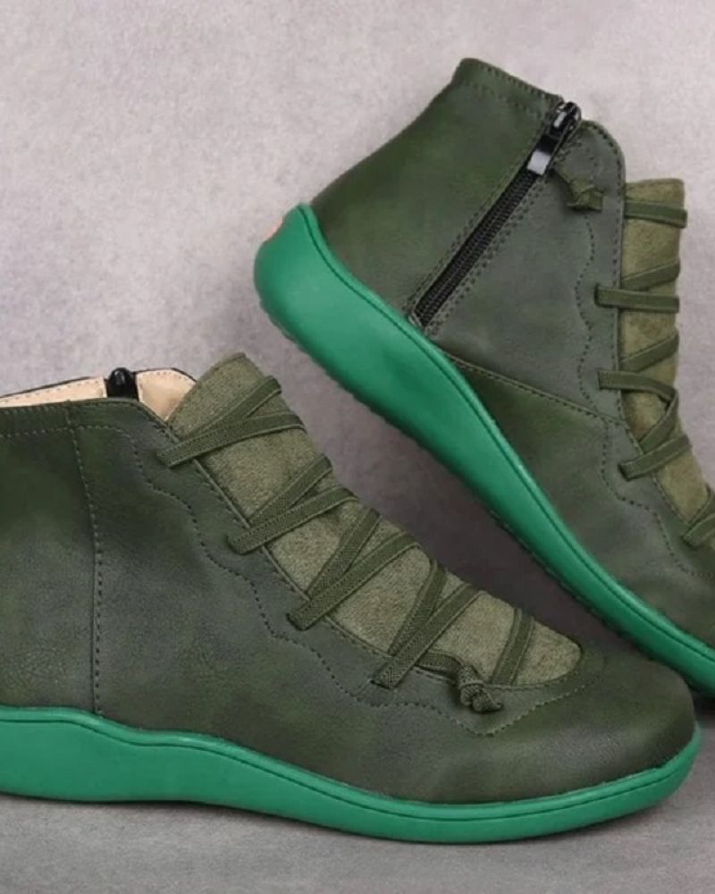 Women's Leather Boots With An Elegant Design – Stylish And Durable Footwear For Comfortable Everyday Wear