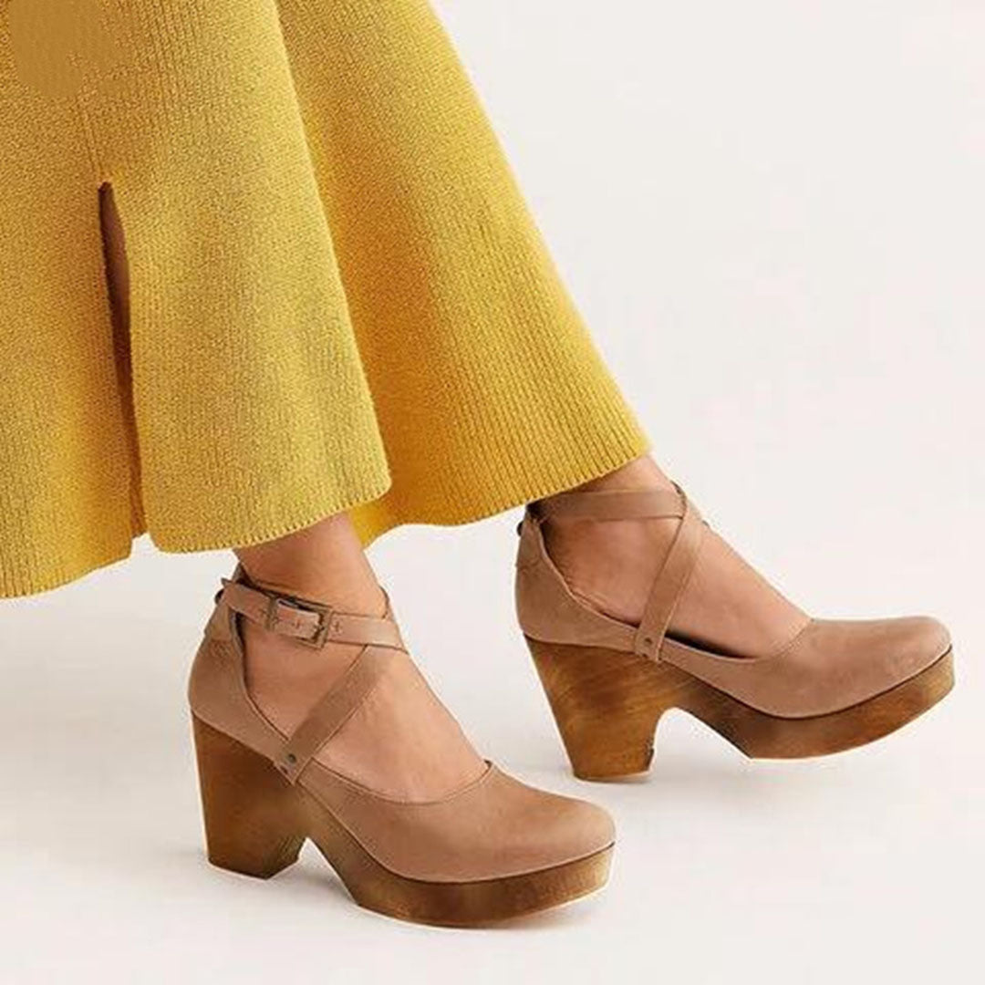 Luna | Women Closed Toe Platform Wedge Heels