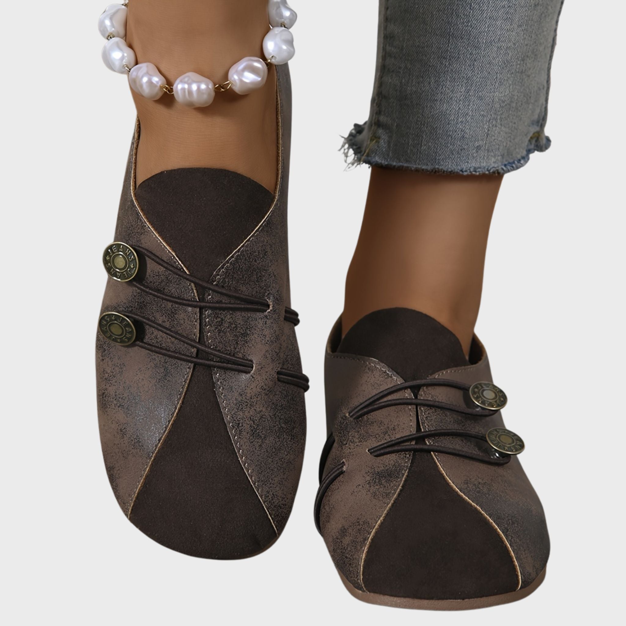 Tessa | Vintage Comfortable Ballet Flats