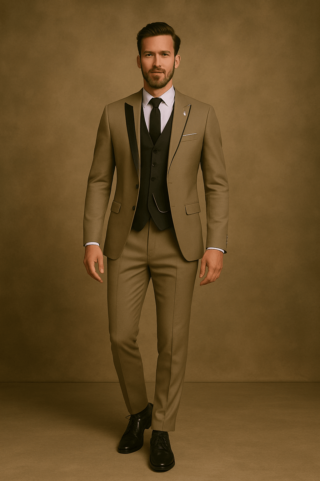 Lucian | Men Slim Tailored Three Piece Formal Suit