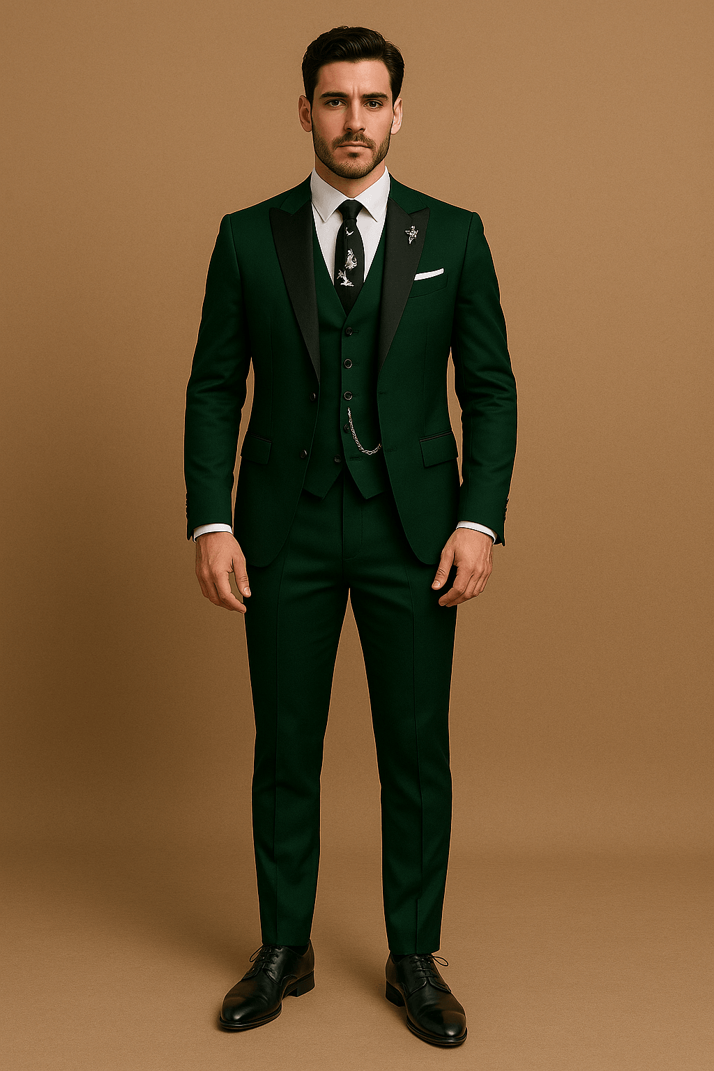 Lucian | Men Slim Tailored Three Piece Formal Suit