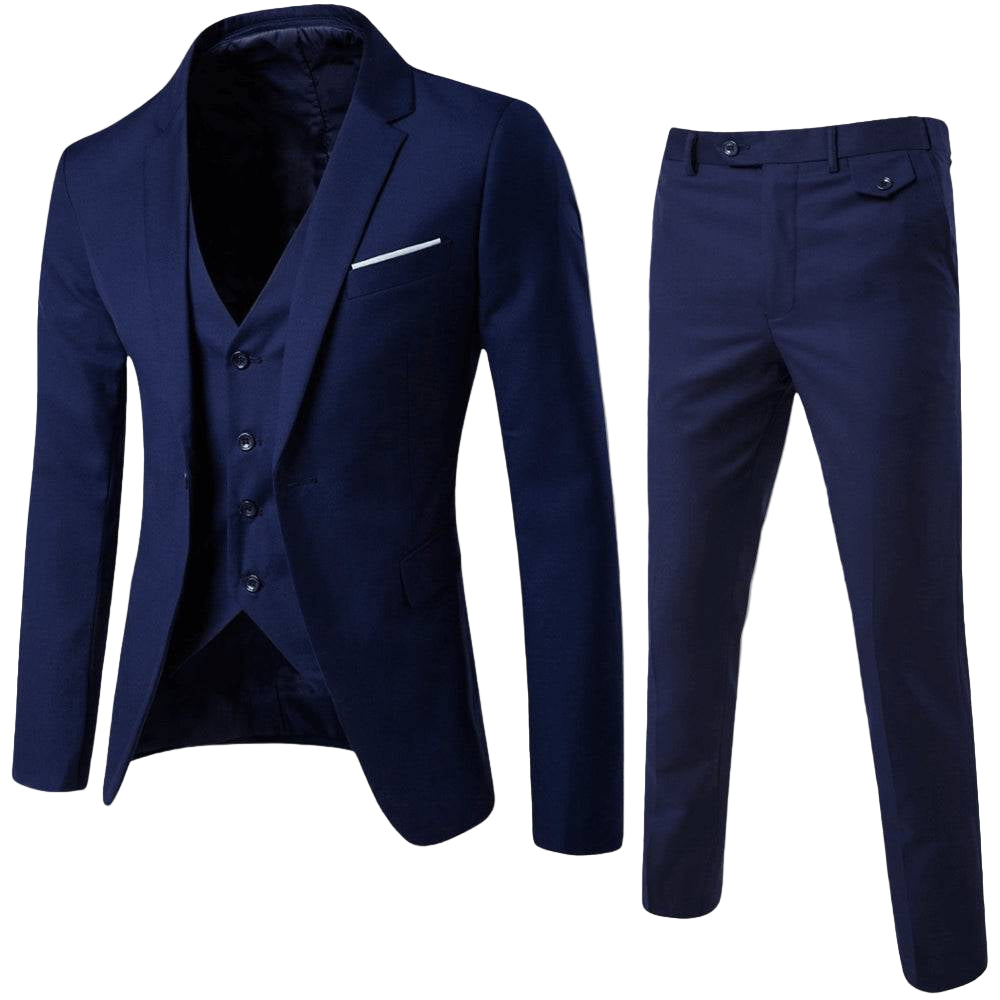 Oliver | Men Three Piece Tailored Suit Set