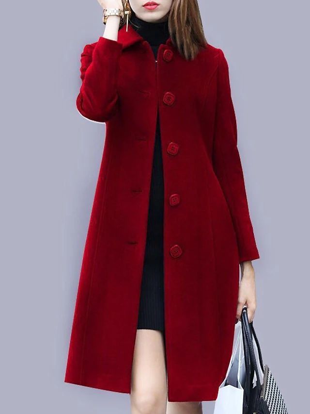 Miriam - Elegant and Refined Long Wool Coat