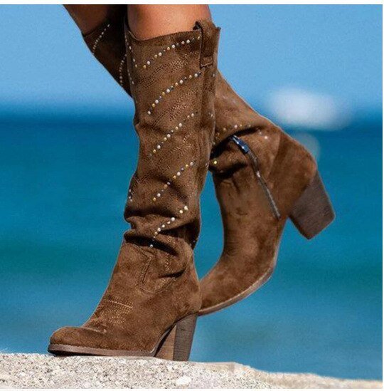 Nila - Elegant Knee-High Boots for Women