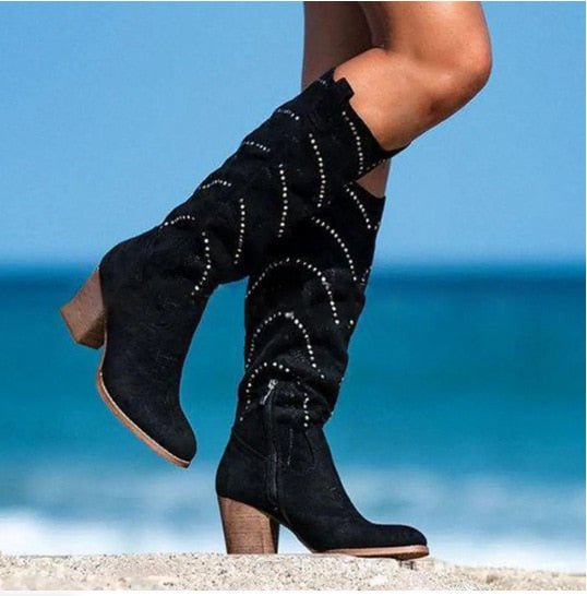 Nila - Elegant Knee-High Boots for Women