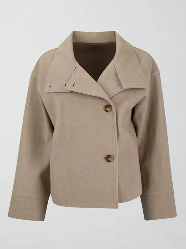 Nilda - Elegant Short Women's Double-Breasted Jacket