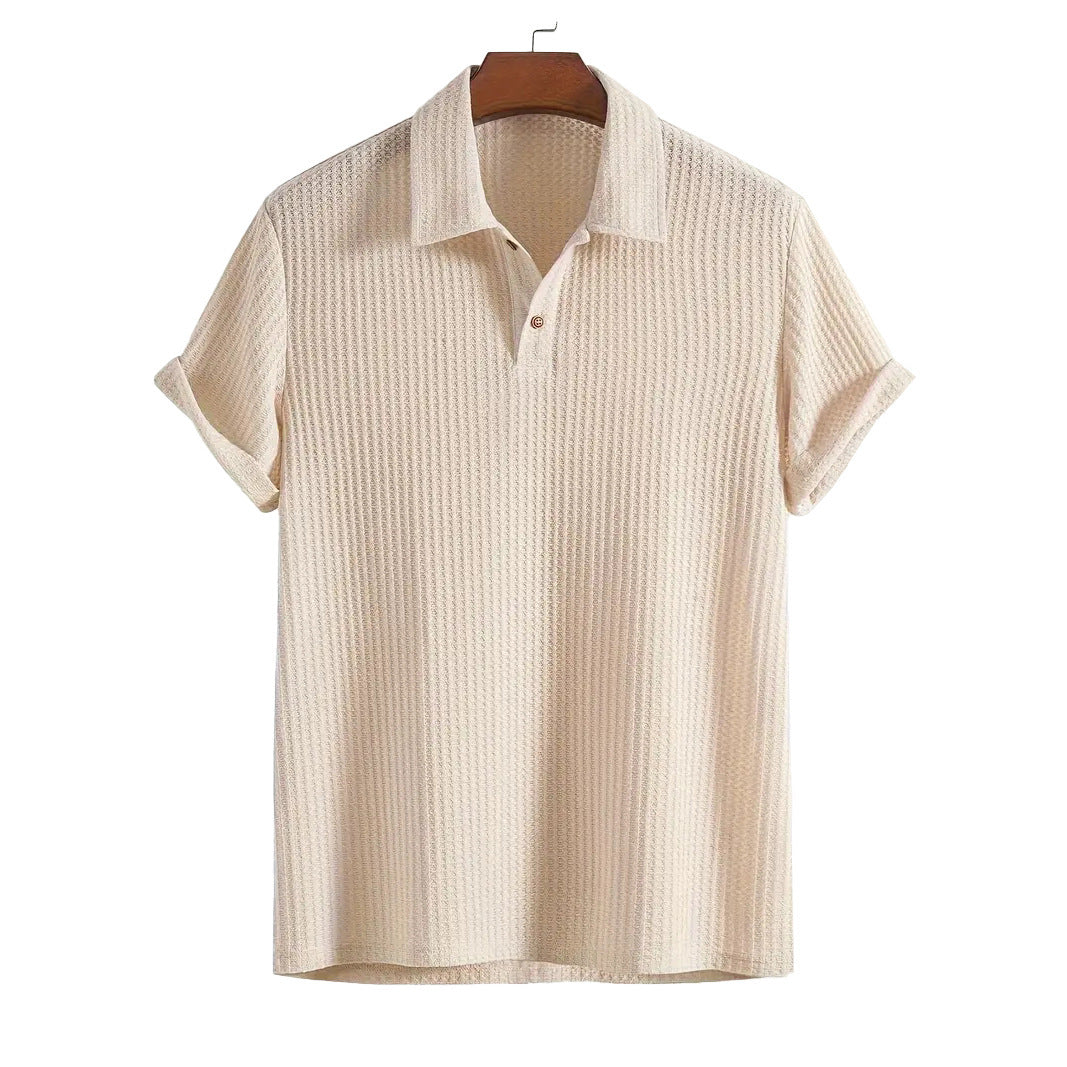 Scott – Structured Knit Polo Shirt