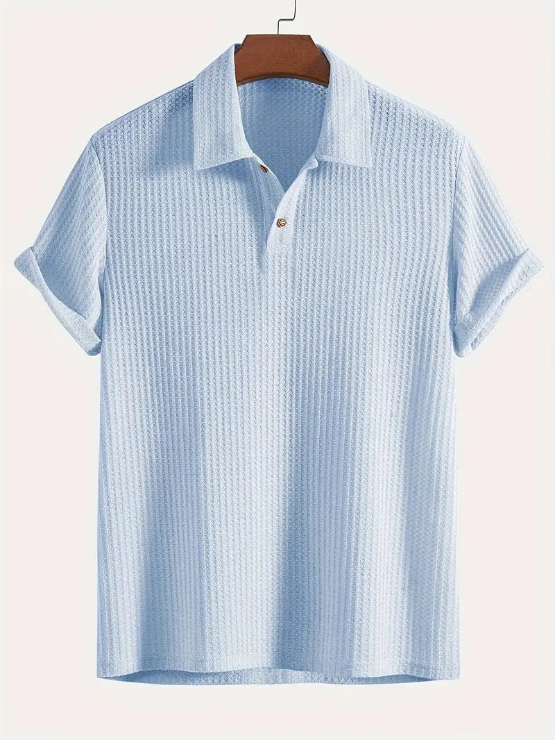 Scott – Structured Knit Polo Shirt