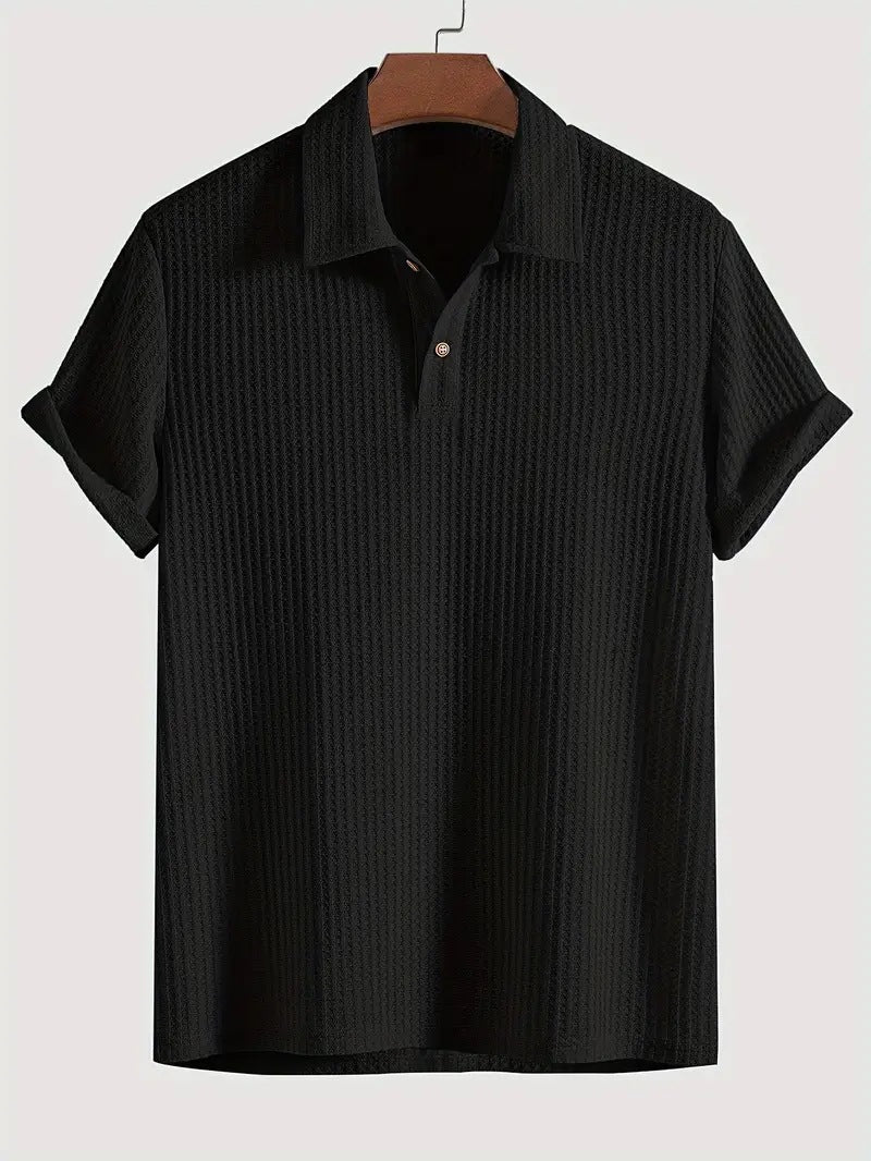 Scott – Structured Knit Polo Shirt