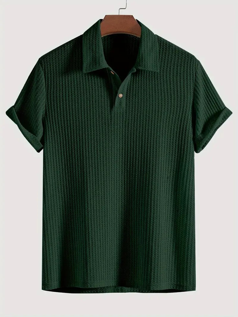 Scott – Structured Knit Polo Shirt