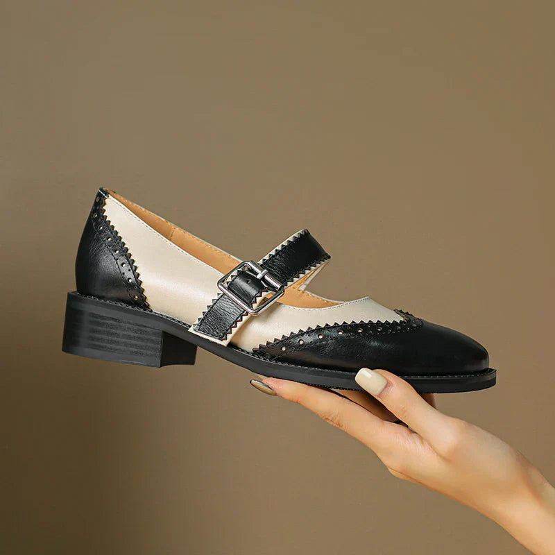 Lilly™| Miana Leather Mary Janes