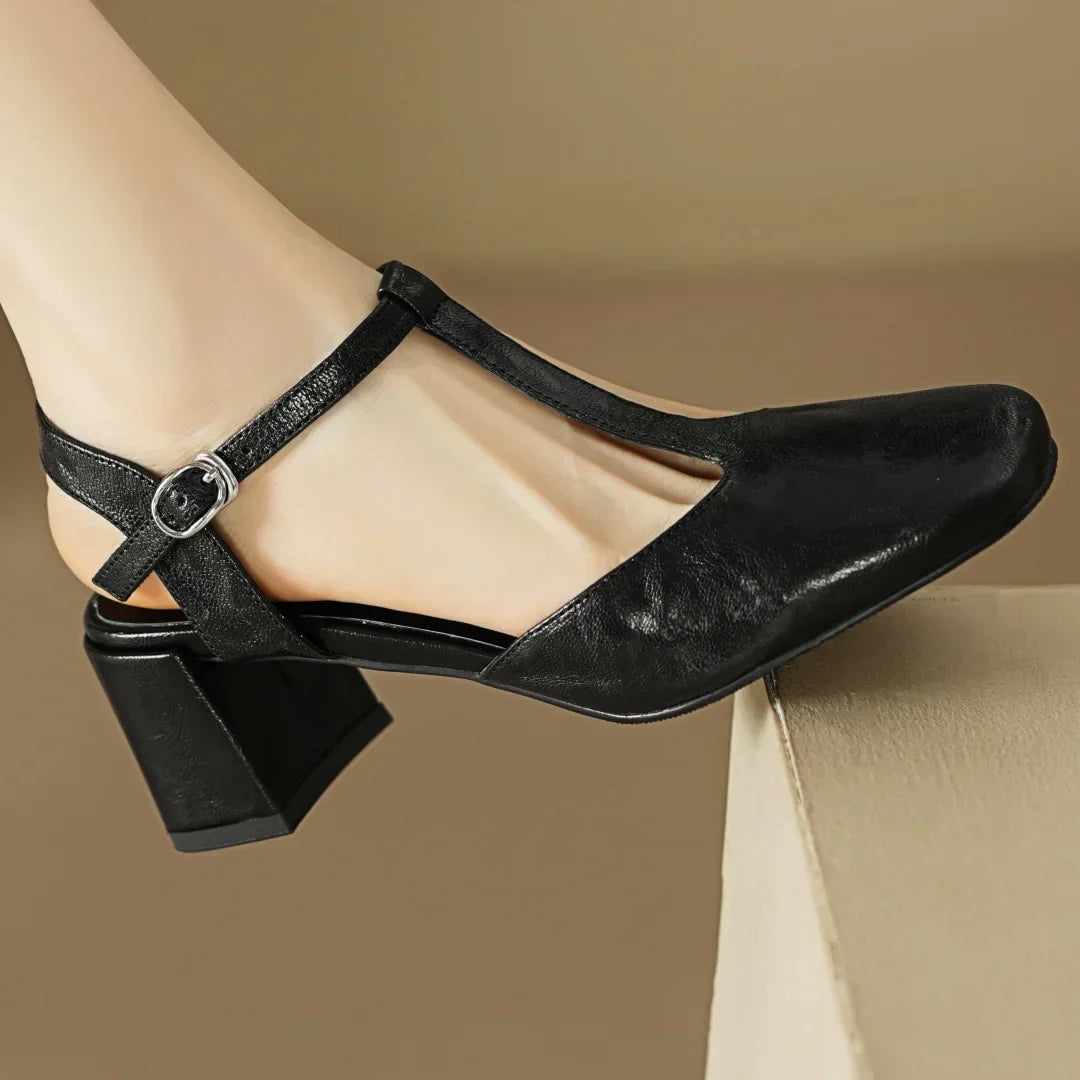 Lilly™| Beatrica Leather Mary Janes