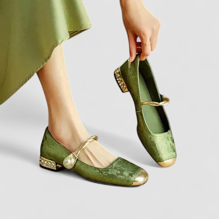 Freya | Women Classic Mary Jane Low Heel Shoes