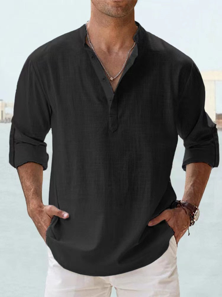 Steve | Breathable Linen Shirt