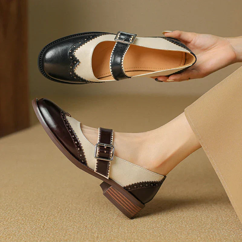 Lilly™| Miana Leather Mary Janes