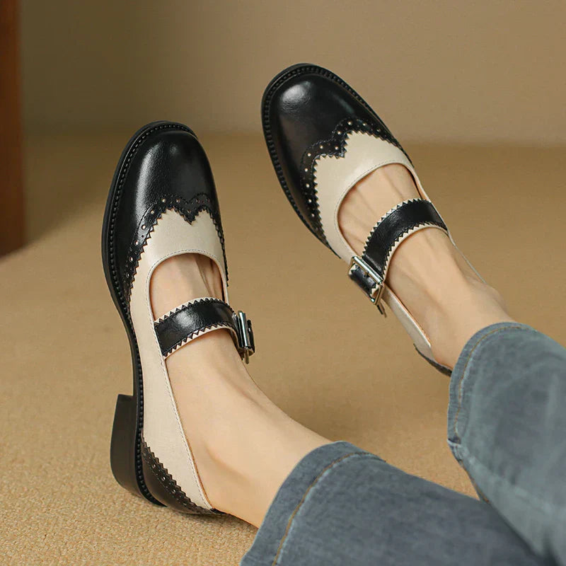 Lilly™| Miana Leather Mary Janes